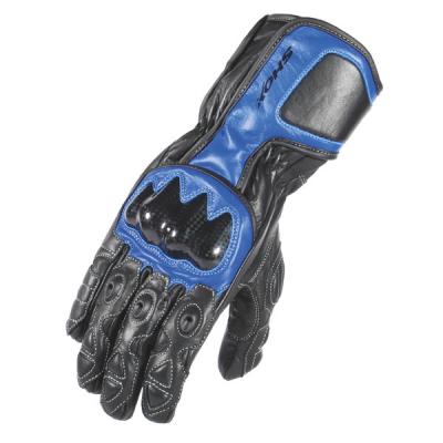Shox Track motoros kesztyű fekete/kék